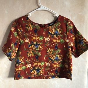Vintage floral blouse
